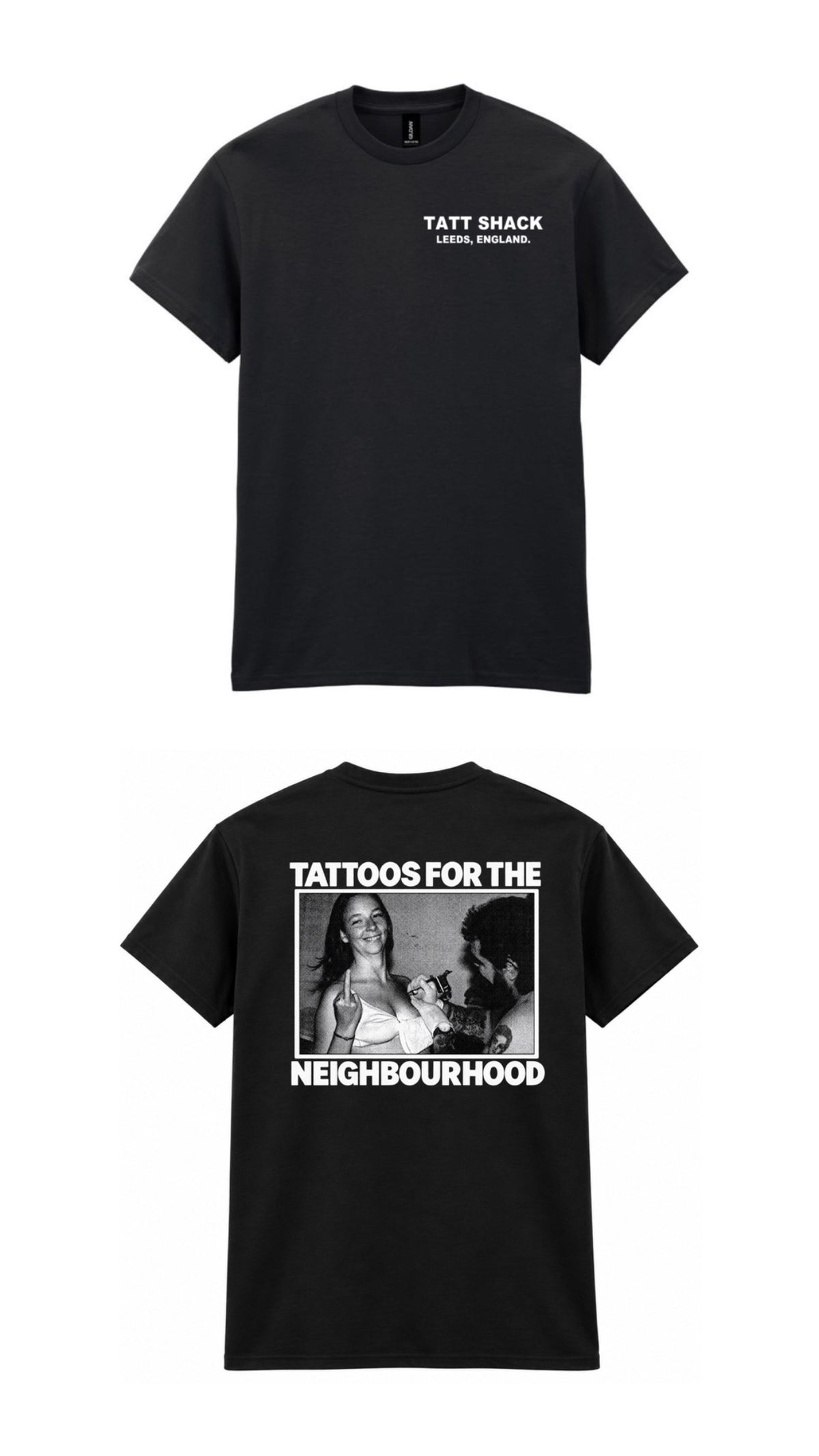 TATTOOS FOR THE NEIGHBOURHOOD - UNISEX BLACK T-SHIIRT