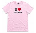 I LOVE TATT SHACK - PINK UNISEX T-SHIRT