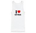 I LOVE TATT SHACK - WHITE UNISEX TANK TOP